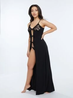 A Peek Behind The Lace Maxi Slip -Fashion Lingerie Store A PEEK BEHIND THE LACE MAXI SLIP SQ2148053 0687 3 1200x1600 1