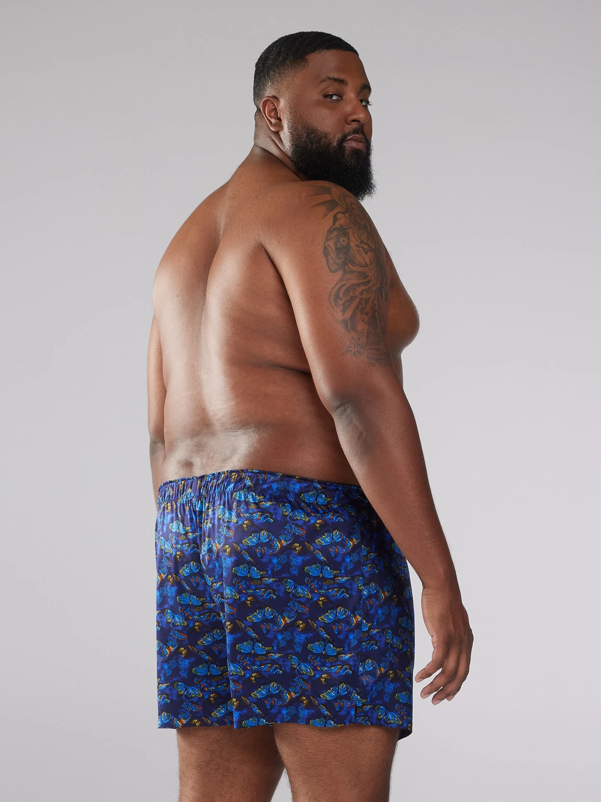 Baroque Butterfly Satin Boxers 3 Baroque Butterfly Satin Boxers - Image 3