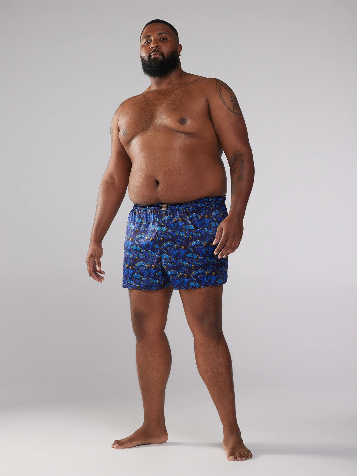 Baroque Butterfly Satin Boxers 4 Baroque Butterfly Satin Boxers - Image 4