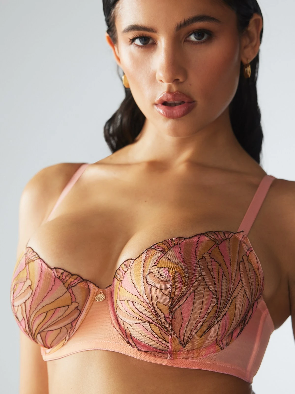 Beneath The Surface Embroidered Unlined Balconette Bra 4 Beneath The Surface Embroidered Unlined Balconette Bra - Image 4