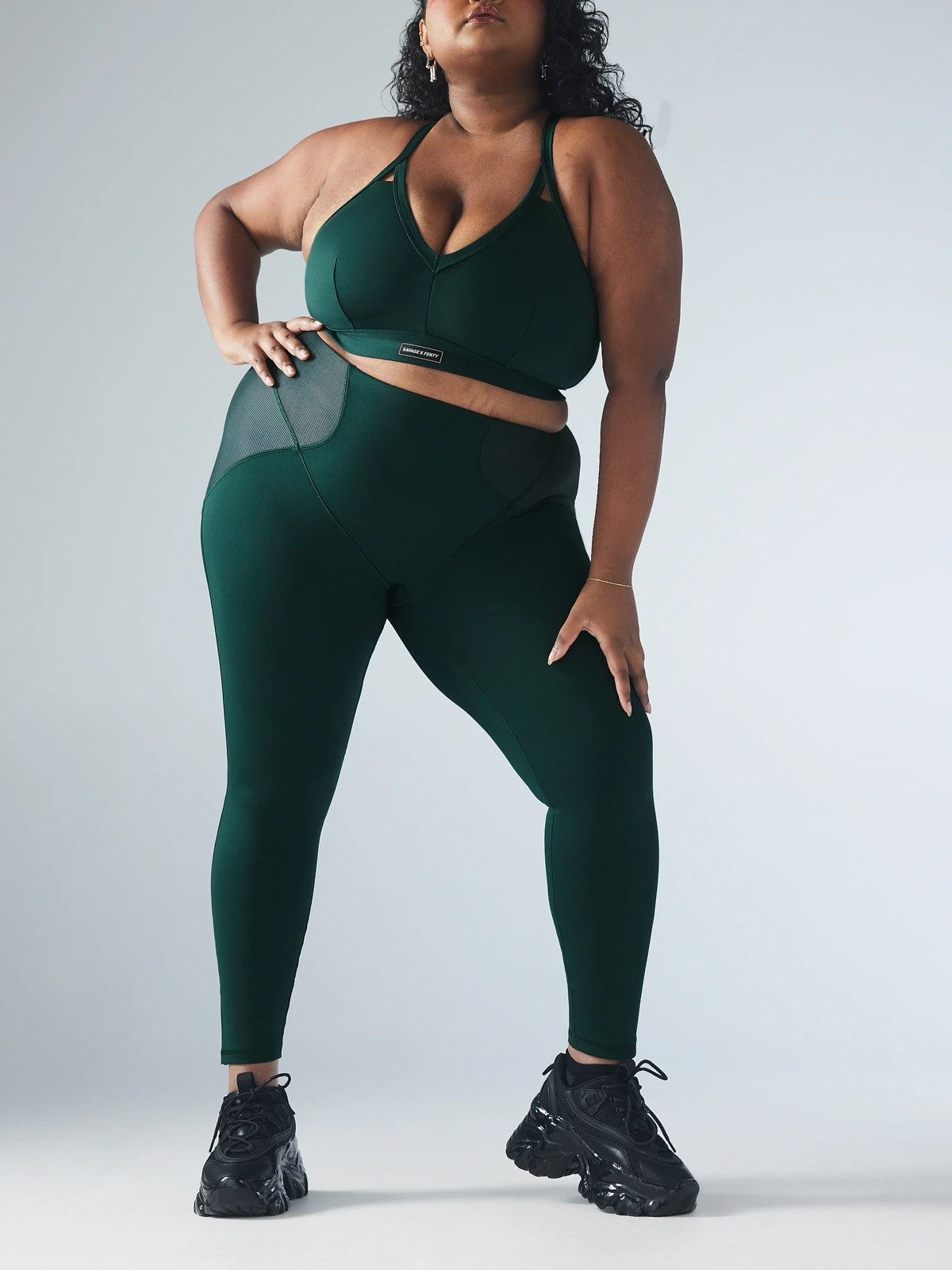 Curve Alert High-Waist Rib Legging 1 Curve Alert High-Waist Rib Legging