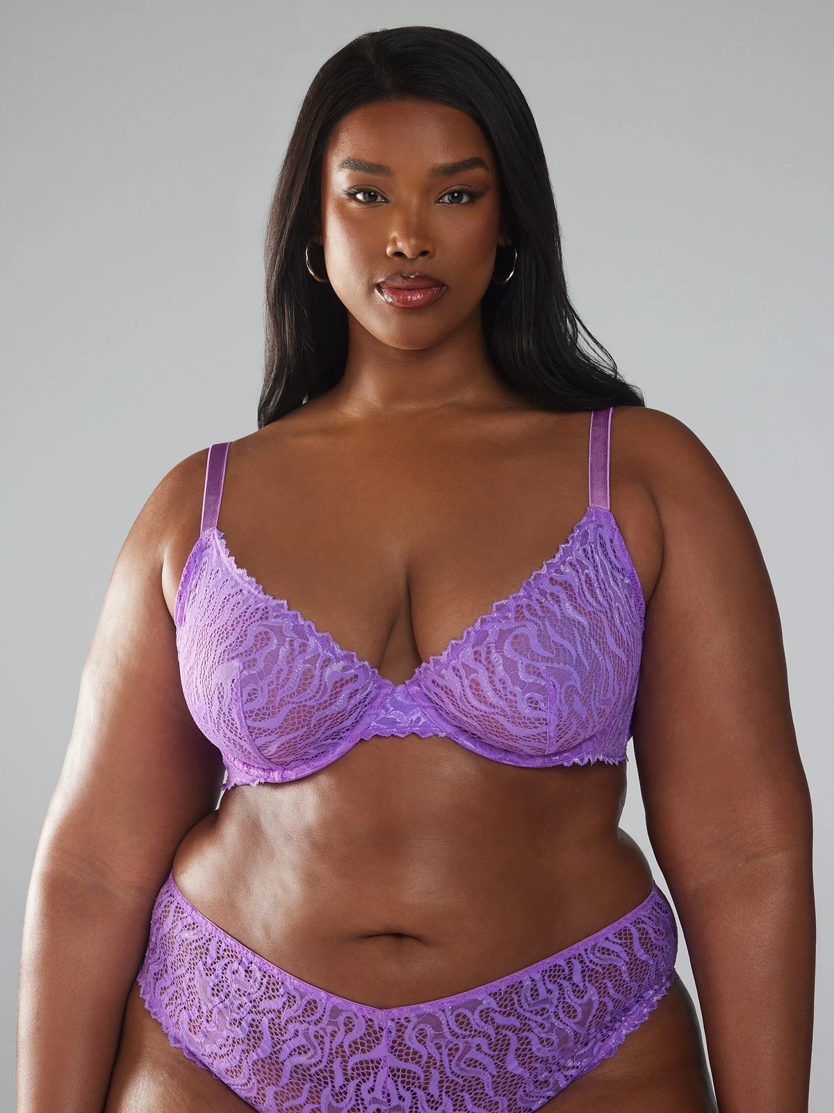 Fast Lane Lace Unlined Plunge Bra 1 Fast Lane Lace Unlined Plunge Bra