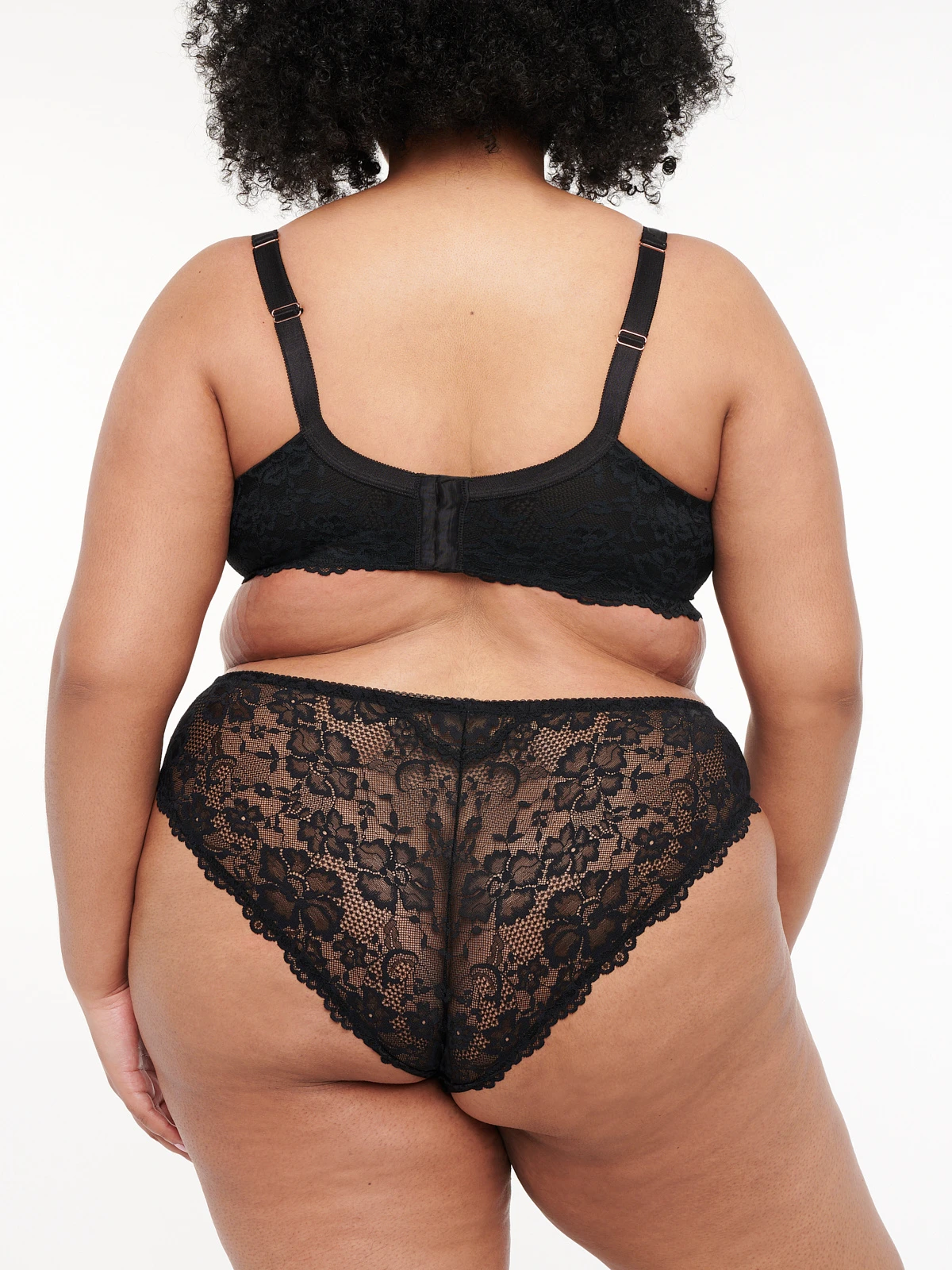 Floral Lace High-Leg Brazilian 1 Floral Lace High-Leg Brazilian