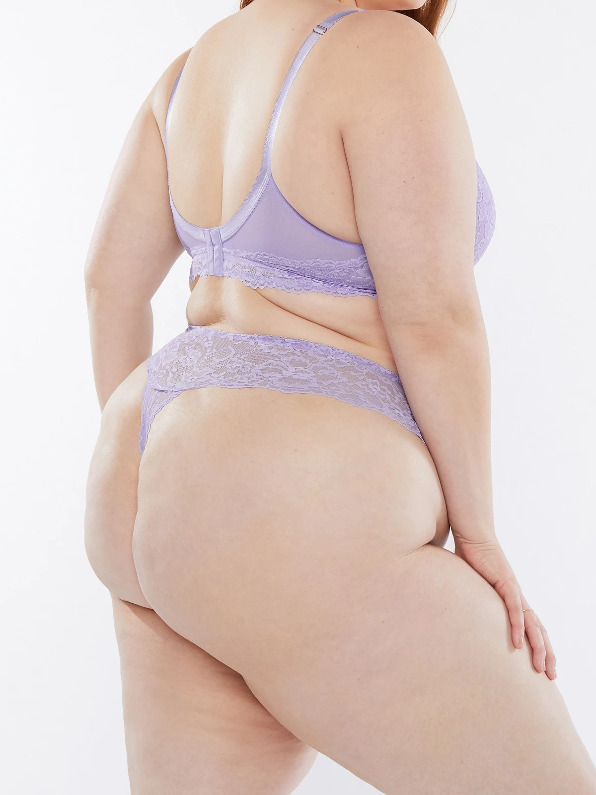 Floral Lace High-Waist Thong 2 Floral Lace High-Waist Thong - Image 2