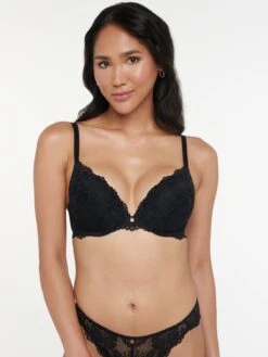 Floral Lace Push-Up Bra