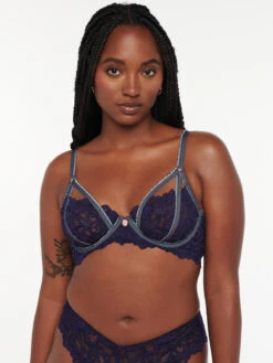 Fashion Lingerie Store 10 Framed In Denim Unlined Demi Bra