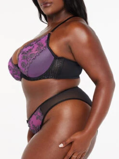 Gilded Chains Embroidered Mesh Bikini Panty -Fashion Lingerie Store GILDED CHAINS EMBROIDERED MESH BIKINI PANTY UD2253461 5295 3 1200x1600 1