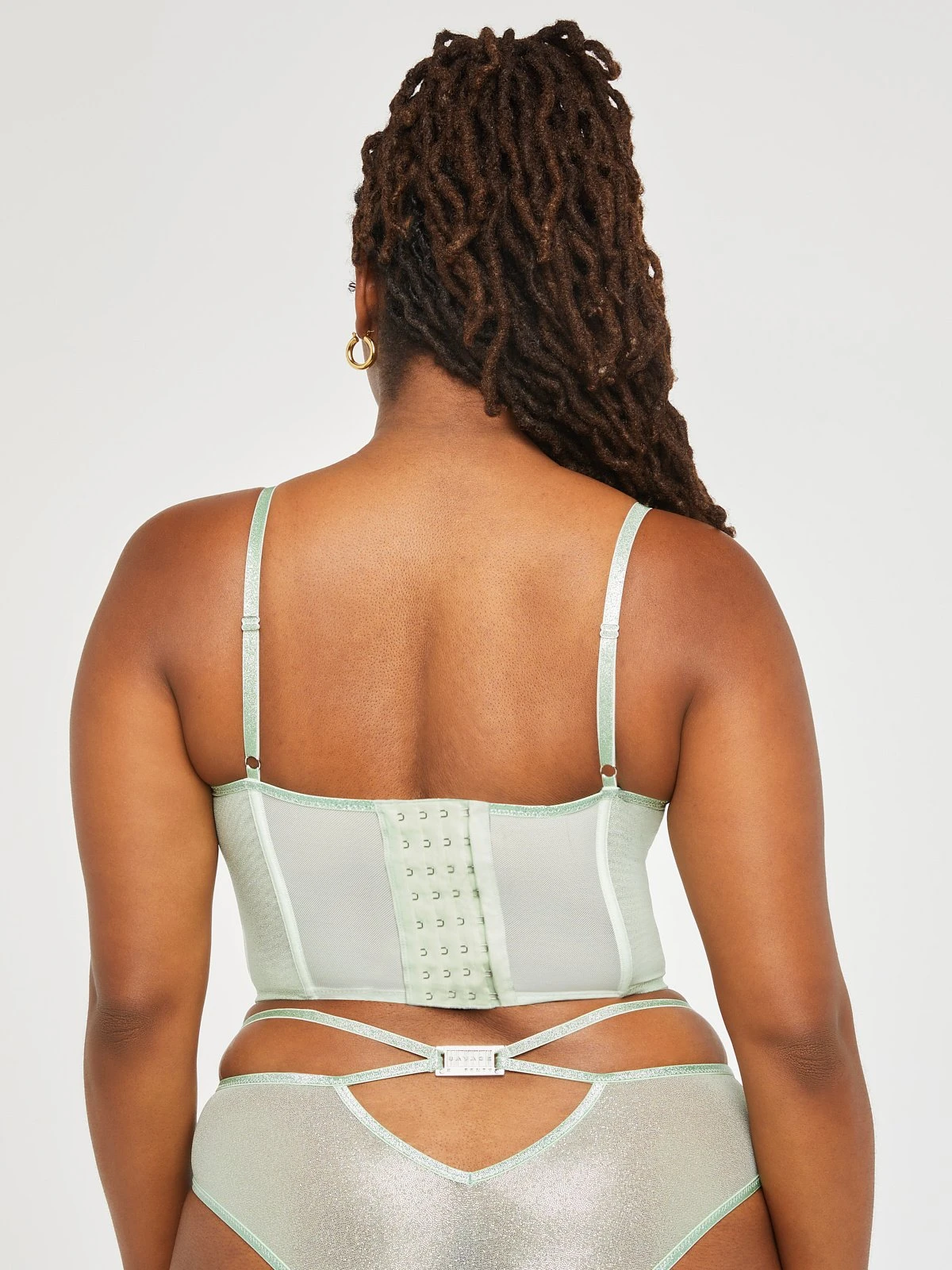 Going Platinum Mesh Bustier 2 Going Platinum Mesh Bustier - Image 2