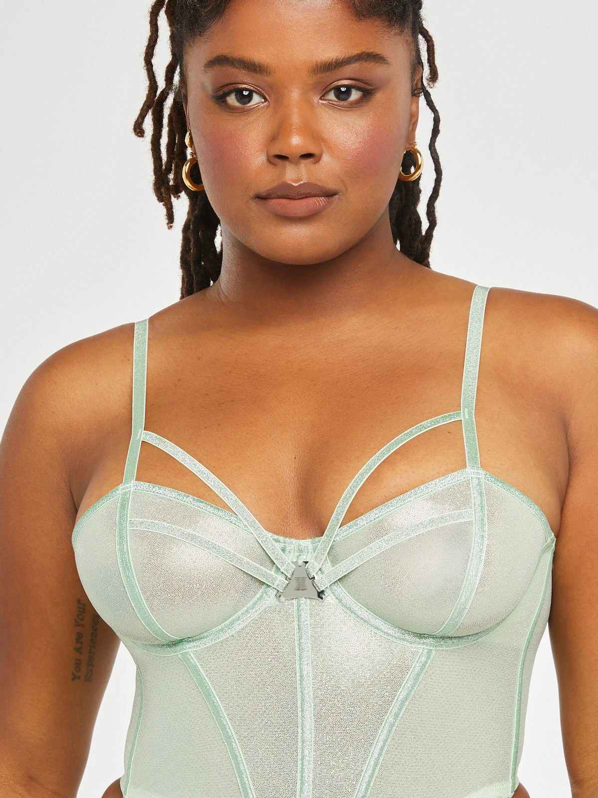 Going Platinum Mesh Bustier 4 Going Platinum Mesh Bustier - Image 4