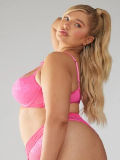 Living In The Clouds Iridescent Lace Caged Demi Bra -Fashion Lingerie Store LIVING IN THE CLOUDS IRIDESCENT LACE CAGED DEMI BRA BA2042829 7247 3 1200x1600 1