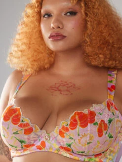 Mutha Nature Satin Unlined Demi Bra