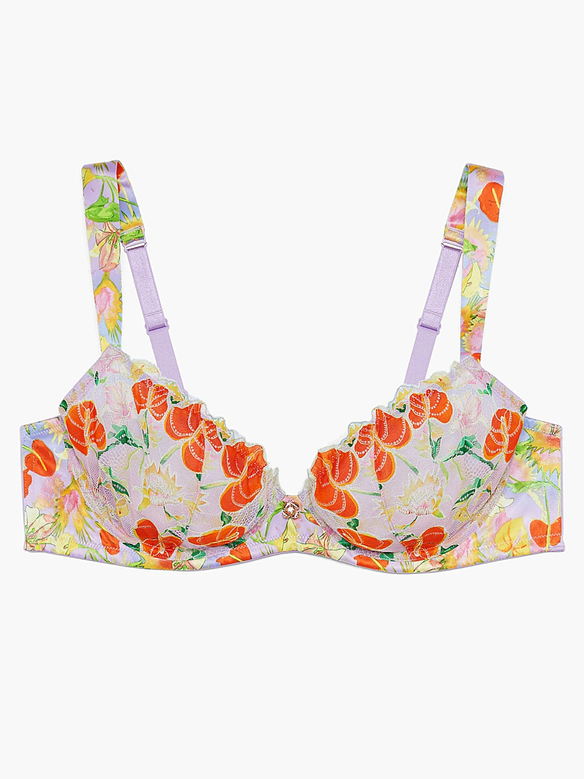 Mutha Nature Satin Unlined Demi Bra 5 Mutha Nature Satin Unlined Demi Bra - Image 5