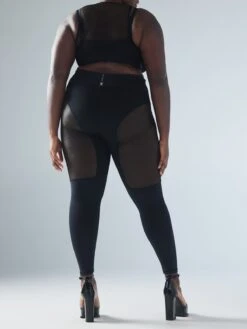 Pin Up High-Waist Legging -Fashion Lingerie Store PIN UP HIGH WAIST LEGGING XB2253988 0687 3 1200x1600 1