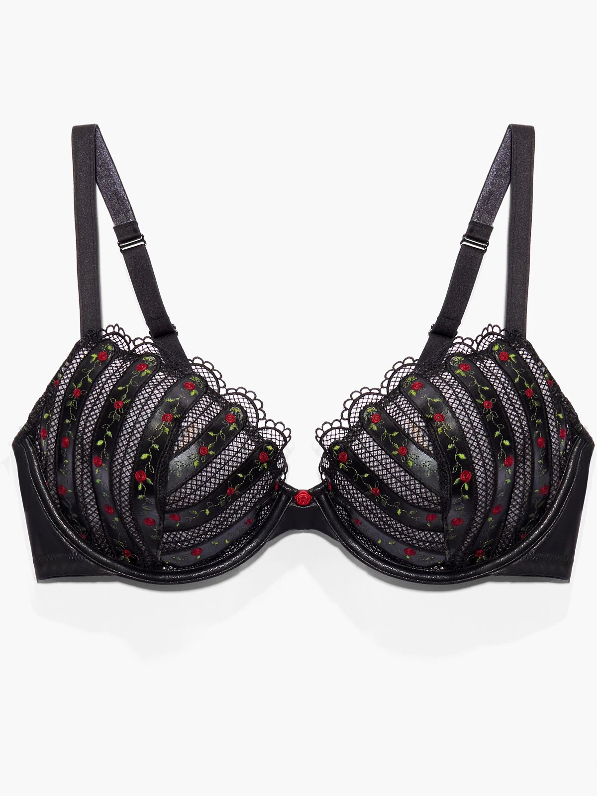 Renaissance Rose Unlined Demi Bra 5 Renaissance Rose Unlined Demi Bra - Image 5