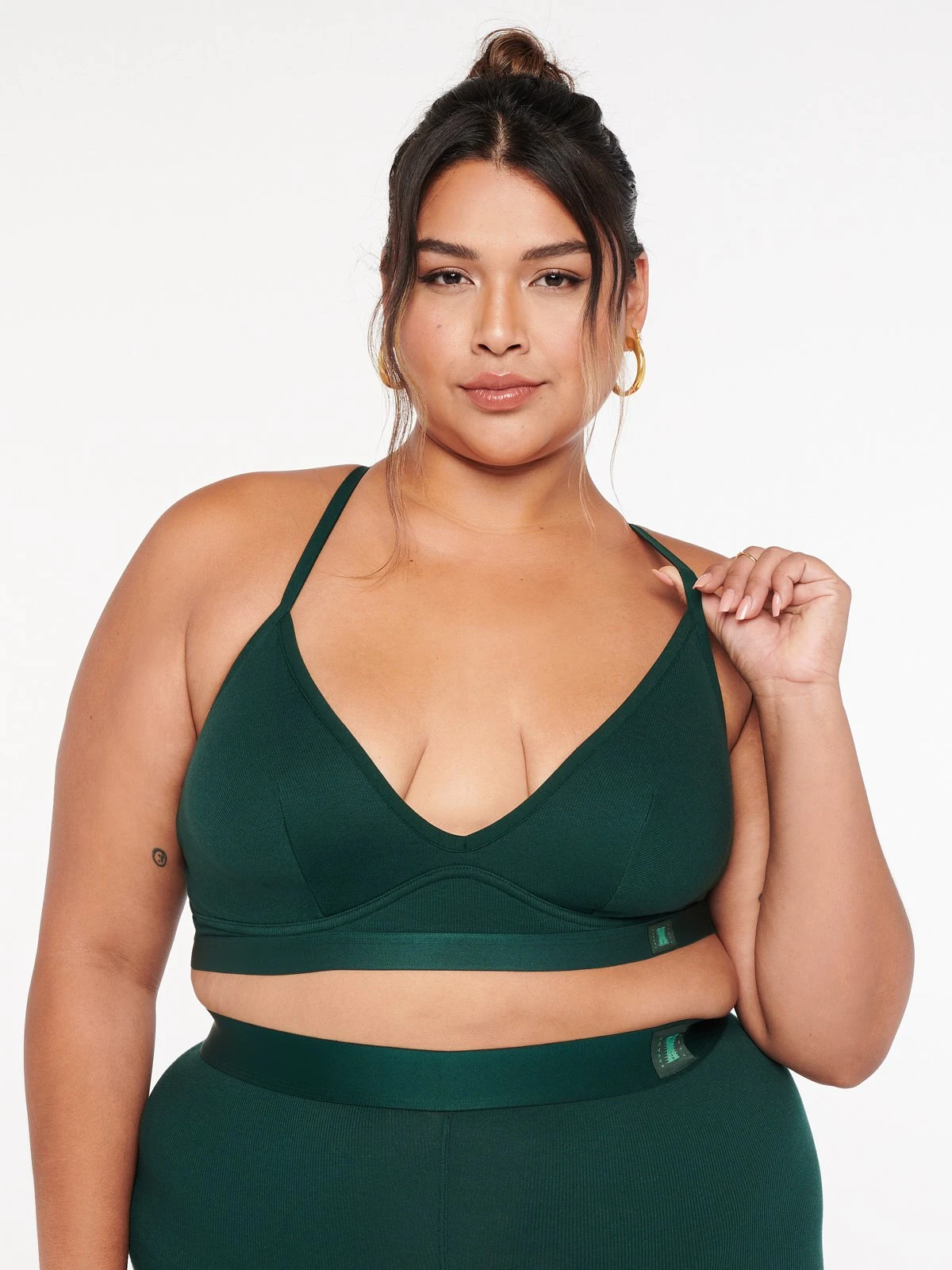 Rib Xssentials Unlined Bralette 1 Rib Xssentials Unlined Bralette