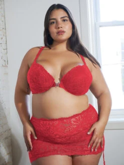 Romantic Corded Lace Push-Up Bra