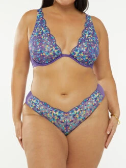 Steamy Floral Lace Brazilian