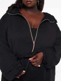 Xssential Cinched Hooded Jumpsuit -Fashion Lingerie Store XSSENTIAL CINCHED HOODED ONESIE LN2253719 0687 4 1200x1600 1